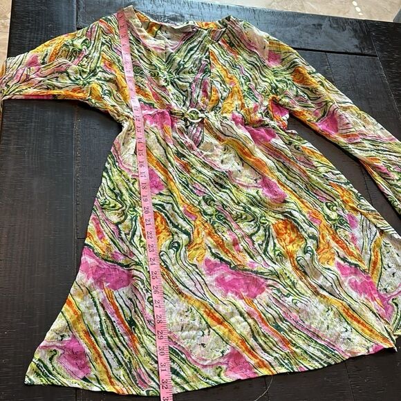 Pineapple Cove Swimsuit Beach Island Coverup Grandmacore Resort Vacay Large - Picture 9 of 10